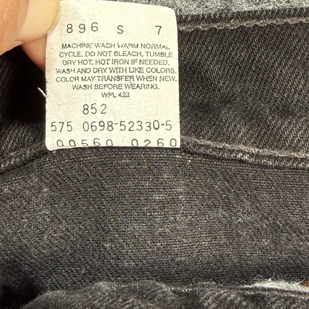 Levis 560 Jeans Men (Fit 36x34) Black Wide Loose Tapered Vintage Made in USA 90s